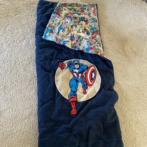 Pottery barn kids captain America marvel sleeping bag